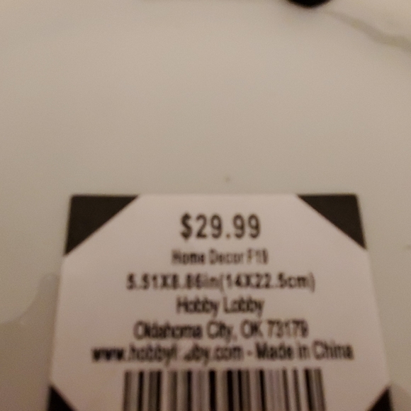 NWT HOME DECOR CERAMIC  VASE - Picture 5 of 5